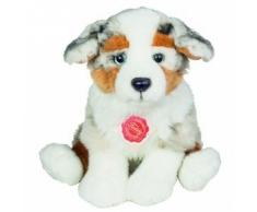 Teddy Hermann 919353 Australischer Schäferhund Welpe sitzend Plüsch, bunt, 22 cm