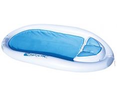 Beach Art M160 – Aufblasblare Hängematte zum Schwimmen 177X95X11 hellblau