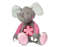 sigikid, Mädchen und Jungen, Stofftier Elefant XXL, Patchwork Sweety, Grau/Bunt, 38748