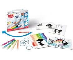 Maped CREATIV 846710 Puste-Stifte Blow Pen String Art-mit Spüh-und Malvorlagen