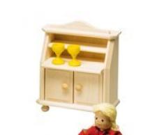 Rülke Holzspielzeug 22298 Puppenhauszubehör, holzfarben