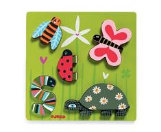 Djeco – 79975 – Holzpuzzle – kleine Bêtes – Kimi – 5-teilig