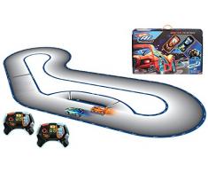 Hot Wheels FBL83 Ai Intelligent Race System mit 2 Spielzeugautos und 2 Fernsteuerungen, Spielzeug ab 8 Jahren