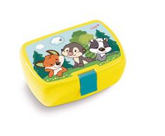 Nici 45464 Brotdose, Forest Friends, 18x12,5x6,5cm, gelb