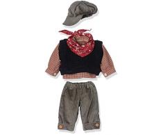 Puppenmode Sturm 1331-4 4-teilig Anzug im Landhausstil für Puppen, Mehrfarbig