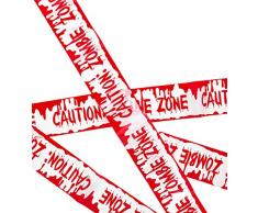 Absperrband Caution: Zombie Zone, 7,2m