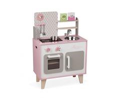 Janod J06567 rosa Spielküche aus Holz, Macaron