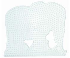 Hama 291 Bügelperlen Gr.P. Schreibwaren, Elefant weiß