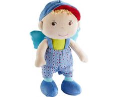 HABA 304104 - Schutzengel Frido, Glücksbringer für Kinder, weiche Stoffpuppe mit Flügeln; Geschenk zur Geburt oder Taufe