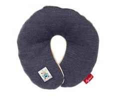 SIGIKID Mädchen und Jungen, Nackenkissen Hund Hügge Hug, Schlafkissen, empfohlen ab 12 Monaten, blau/beige, 39220