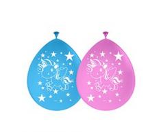 Generique Ballons mit Einhorn, 8 Stück