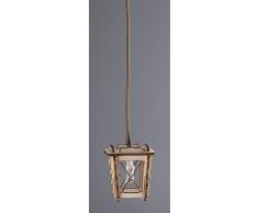 Kahlert Licht 20666 Holzlaterne Mini für Krippen, holzfarben