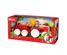 BRIO My Home Town 30265 - Traktor mit Pferde Anhänger, bunt