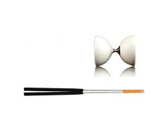 Henrys J04052-01 - Yo-Yo, Diabolo Vision Free Set, inklusive Handstäbe, weiß