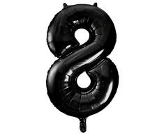 Unique Party Folienballon im Zahlen-Design, groß, 86,4 cm