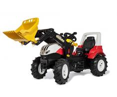 Rolly Toys 710065 rollyFarmtrac Trettraktor Steyr 6300 Terrus CVT luftbereift (inkl. rollyTrac Lader und rollyAir Tyres)