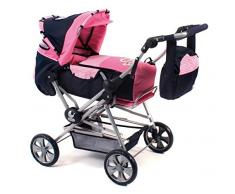 Bayer Chic 2000 562 46 - Super-Kombi Road Star, Pink Checker, Puppenwagen