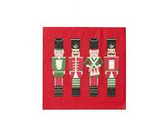 Talking Tables Weihnachten Party Dekoration Nussknacker-Servietten Nutcracker Napkins 20PK-33cm, Christmas