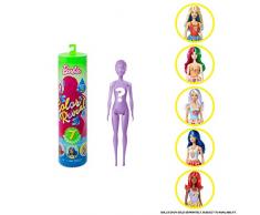 Barbie GTP89 - Color Reveal Puppen Thema Snacks und Süßes