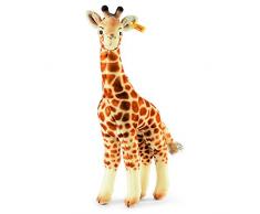 Steiff 068041 - Bendy Giraffe - stehend, Plüschtier, 45 cm, beige/braun