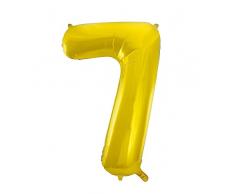 Unique Party Supplies Folienballon im Zahlen-Design, groß, 86,4 cm