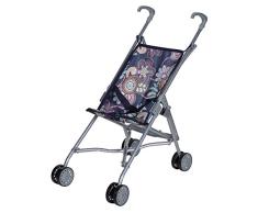 Knorrtoys 12678 - Puppenbuggy Sim - blue flowers