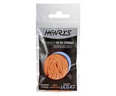 Henrys A01006-S13 - Yo-Yo Ersatzschnüre 6 Stück, Neonorange