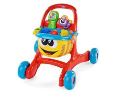Chicco Zweisprachige Lauflernhilfe Happy Shopping, 3 in 1, mit Scanner, Licht- und Soundeffekten, ab 6 Monate