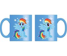 Joy Toy 95771 My Little Pony Rainbow Dash Keramiktasse 320 ml in Geschenkpackung, 12 x 9 x 10 cm