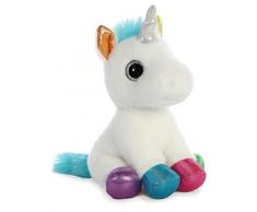 Aurora World 60955 Sparkle Tales Jewel Einhorn Plüsch Spielzeug, Weiß