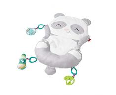 Fisher-Price GJD28 - Panda Spielmatte, Plüschmatte zum Spielen in der Bauchlage mit Spielzeugen