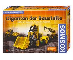 Kosmos 628161 Giganten der Baustelle, Spaß am Bauen und Technik verstehen, Baufahrzeuge bauen, mit Infrarot-Fernsteuerung, Grundlagen der Mechanik verstehen, Experimentierkasten