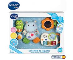 Vtech- Babybettchen in Geschenkverpackung, mit den ersten Spielsachen und Babybett, Farbe (3480-522022)