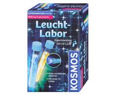 Kosmos 657581 Leucht-Labor, mit UV-Lampe und Reagenzgläser, Experimentierset für Kinder ab 8 Jahre
