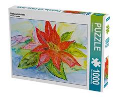 CALVENDO Puzzle Weihnachtsstern 1000 Teile Lege-Größe 64 x 48 cm Foto-Puzzle Bild von Gudrun Rebel