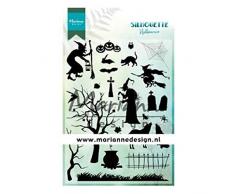 Marianne Design Clear Silikonstempel, Halloween, zum Stanzen Bastelarbeiten