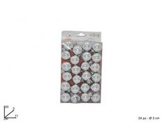 Dueesse Christmas Christbaumkugeln, glänzend, 3 cm, 5DS2756