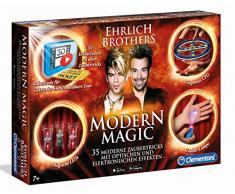 Clementoni 59050 Ehrlich Brothers Modern Magic, Zauberkasten für Kinder ab 7 Jahren, magisches Equipment für 35 moderne Zaubertricks, inkl. 3D Erklärvideos