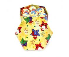 Gifts 4 All Occasions Limited SHATCHI-141 Christbaumkugeln, 7 cm, bruchsicher, mehrfarbig, 14 Stück