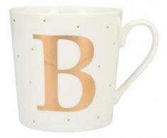 Depesche 5909.027 Tasse mit Henkel, aus Porzellan, 300 ml, mit Aufschrift, B, Mehrfarbig