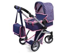Bayer Design 1835200 - Puppenwagen Kombi für Puppen, 46 cm