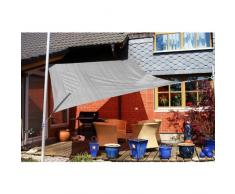 Eduplay Sonnensegel, 3x3m, Quadrat, grau
