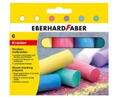 Eberhard Faber 526506 - Straßenmalkreide rund, 6er Kartonetui