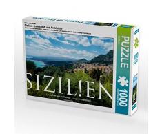 CALVENDO Puzzle Sizilien Landschaft und Architektur 1000 Teile Lege-Größe 64 x 48 cm Foto-Puzzle Bild von Olaf Bruhn