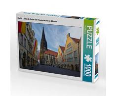 CALVENDO Puzzle Die St. Lamberti-Kirche am Prinzipalmarkt in Münster 1000 Teile Lege-Größe 64 x 48 cm Foto-Puzzle Bild von Michalzik Paul