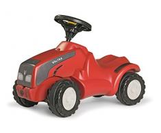 Rolly Toys 132393 rollyMinitrac Valtra | Rutscher Traktor mit Flüsterreifen, Hupe und Motorhaube zum Öffnen | für Kinder ab 1,5 Jahren | Farbe rot