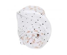 Motherhood Baumwoll-Musselin Babydecke, 2-lagig, 95x110cm, vorgewaschen, Kleckse apricot