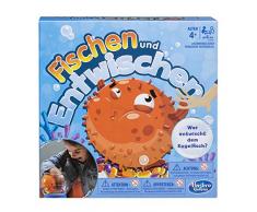 Hasbro Spiele E3255100 Fischen und Entwischen, lustiges Kinderspiel, Mehrfarbig