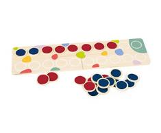 Small Foot 11369 Rechenplättchen Educate aus Holz, FSC 100%-Zertifiziert, leicht Mathematik Lernen, für Schulkinder Spielzeug, Mehrfarbig