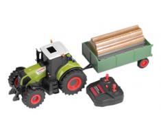 Happy People 34828 - Fernlenk Traktor Claas Axion mit Anhanger